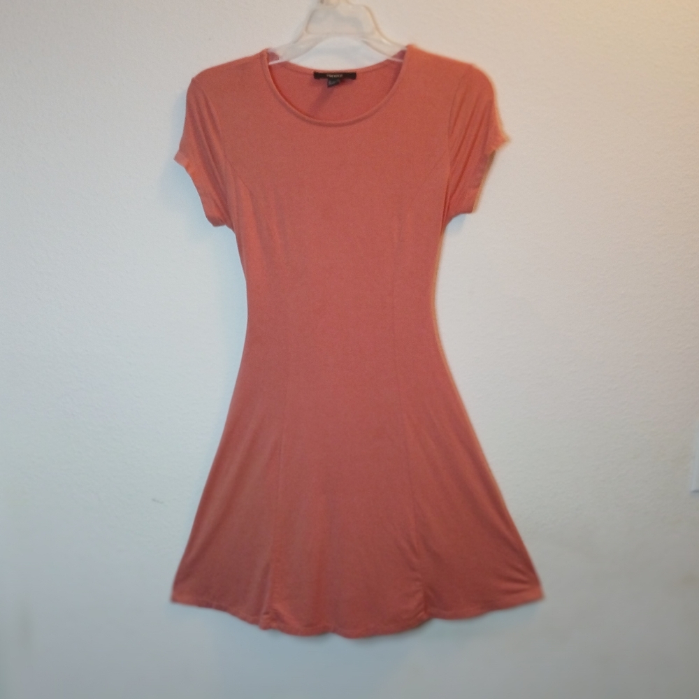 Forever 21 Party Dress Women's Size M Dusty Rose Flowy Feminine